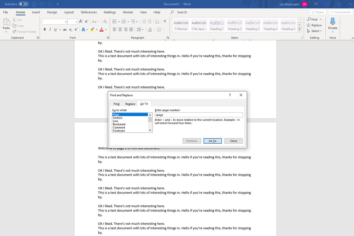 cómo borrar una página en Word