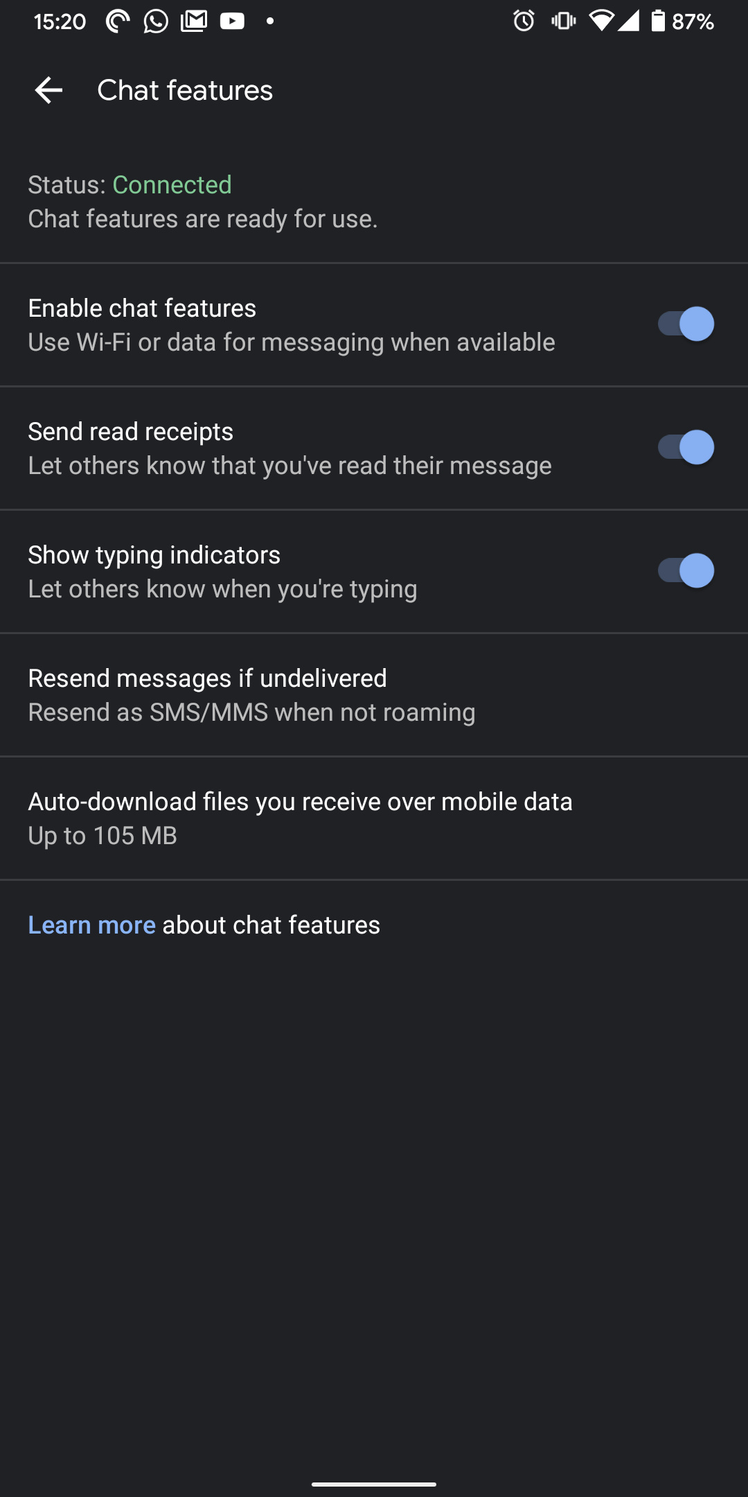 como activar los mensajes rcs how to enable on android 3 610x610