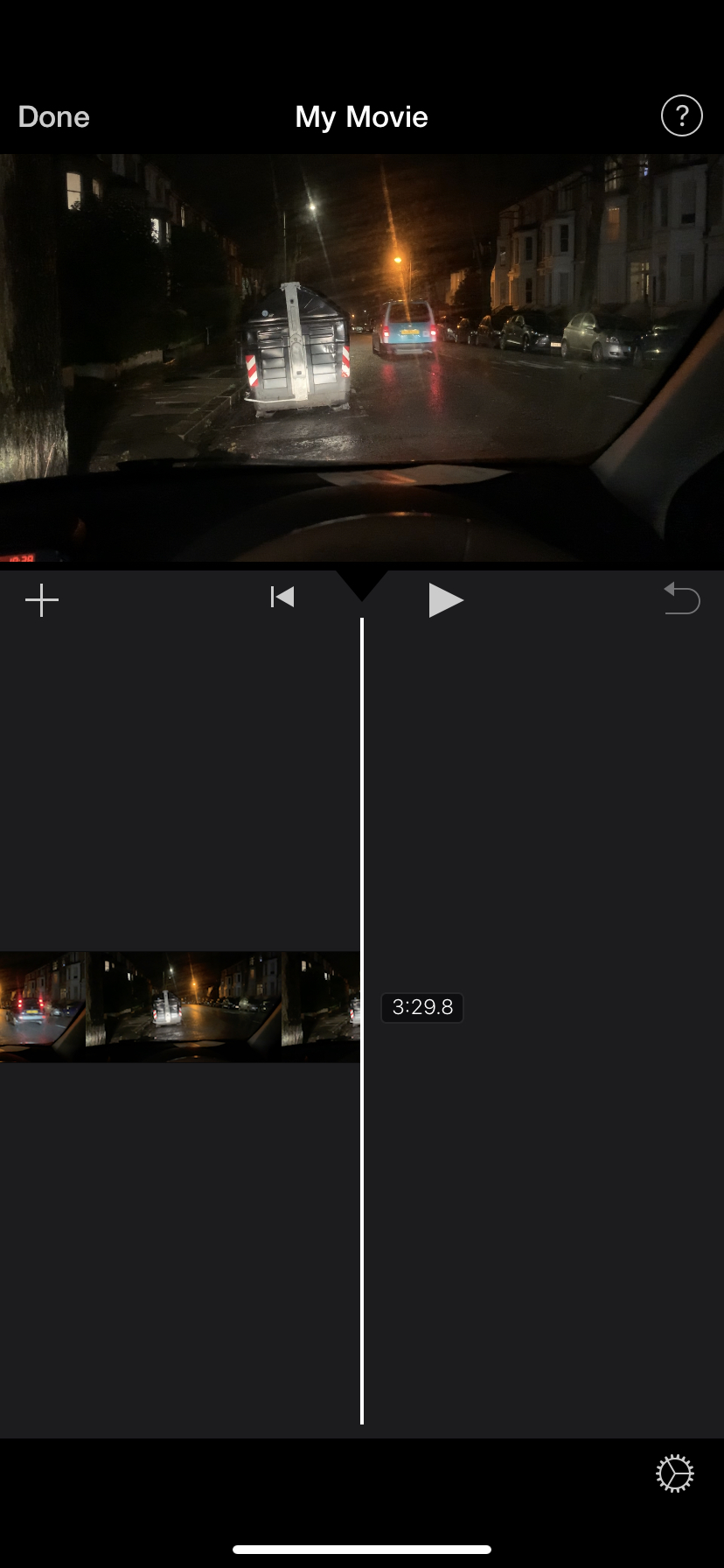 Recortando con iMovie