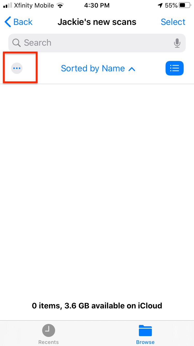 Cómo escanear con iPhone