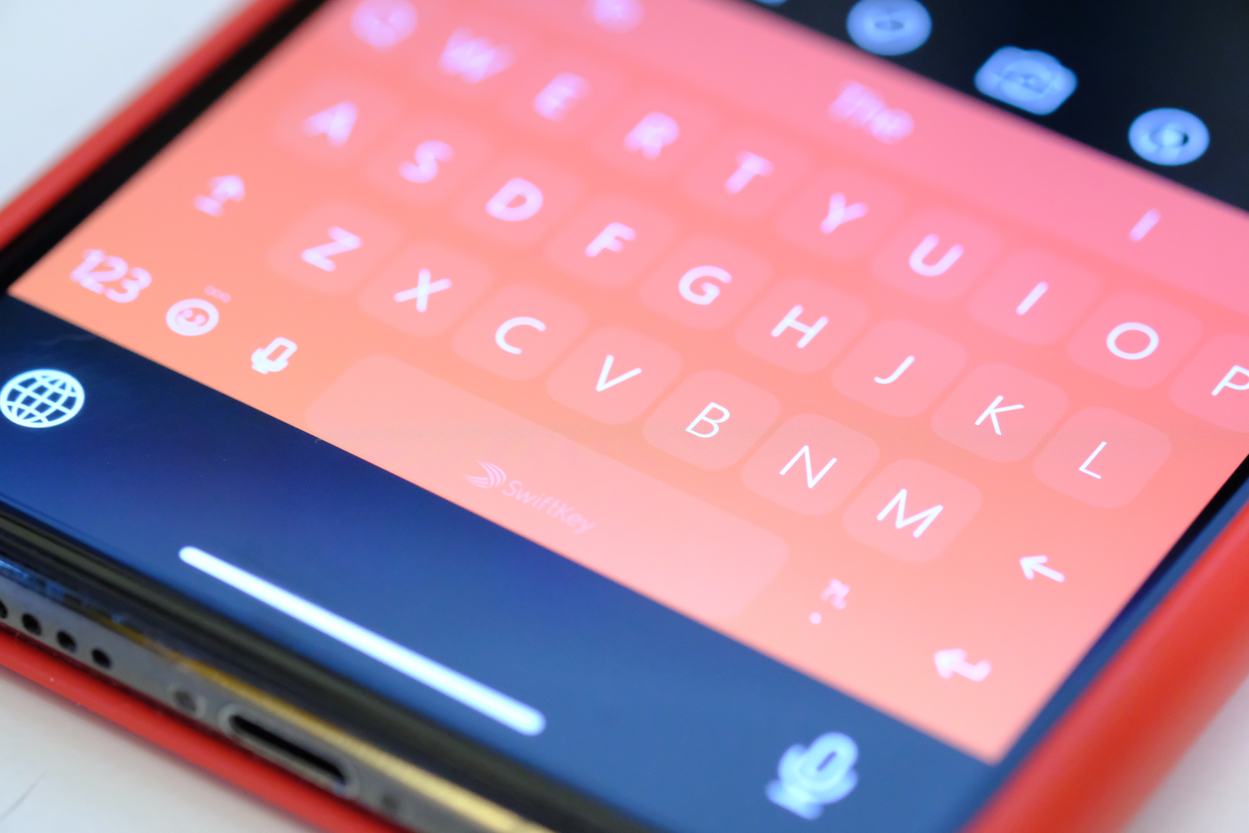 aplicación de personalización del tema del teclado SwiftKey