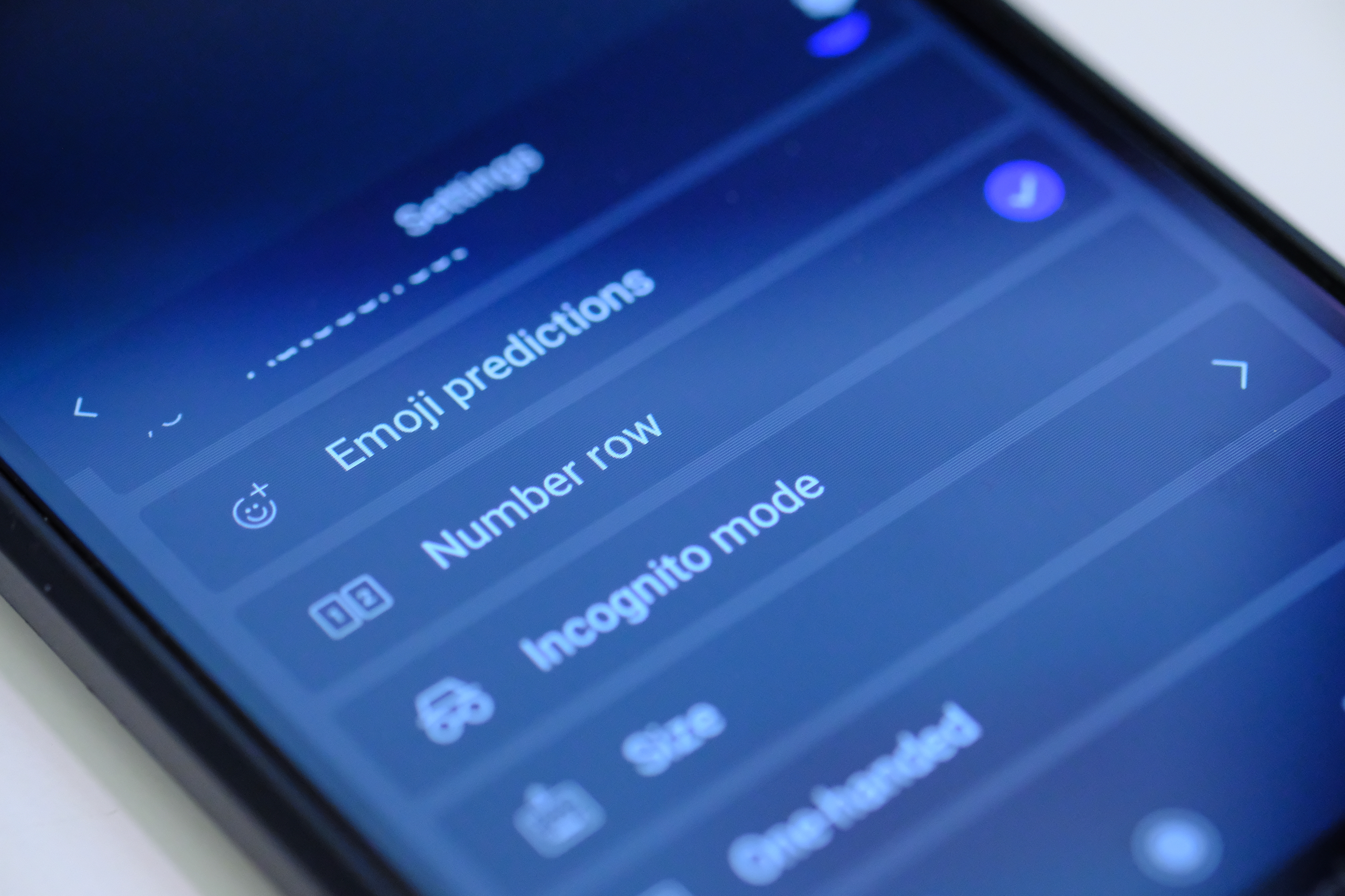 aplicación Agregar una fila de números en el teclado SwiftKey