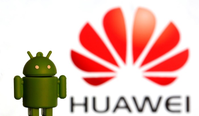 android y logo de huawei