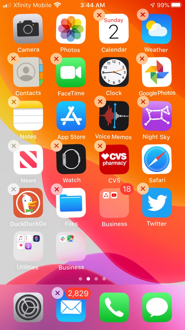 iPhone iconos