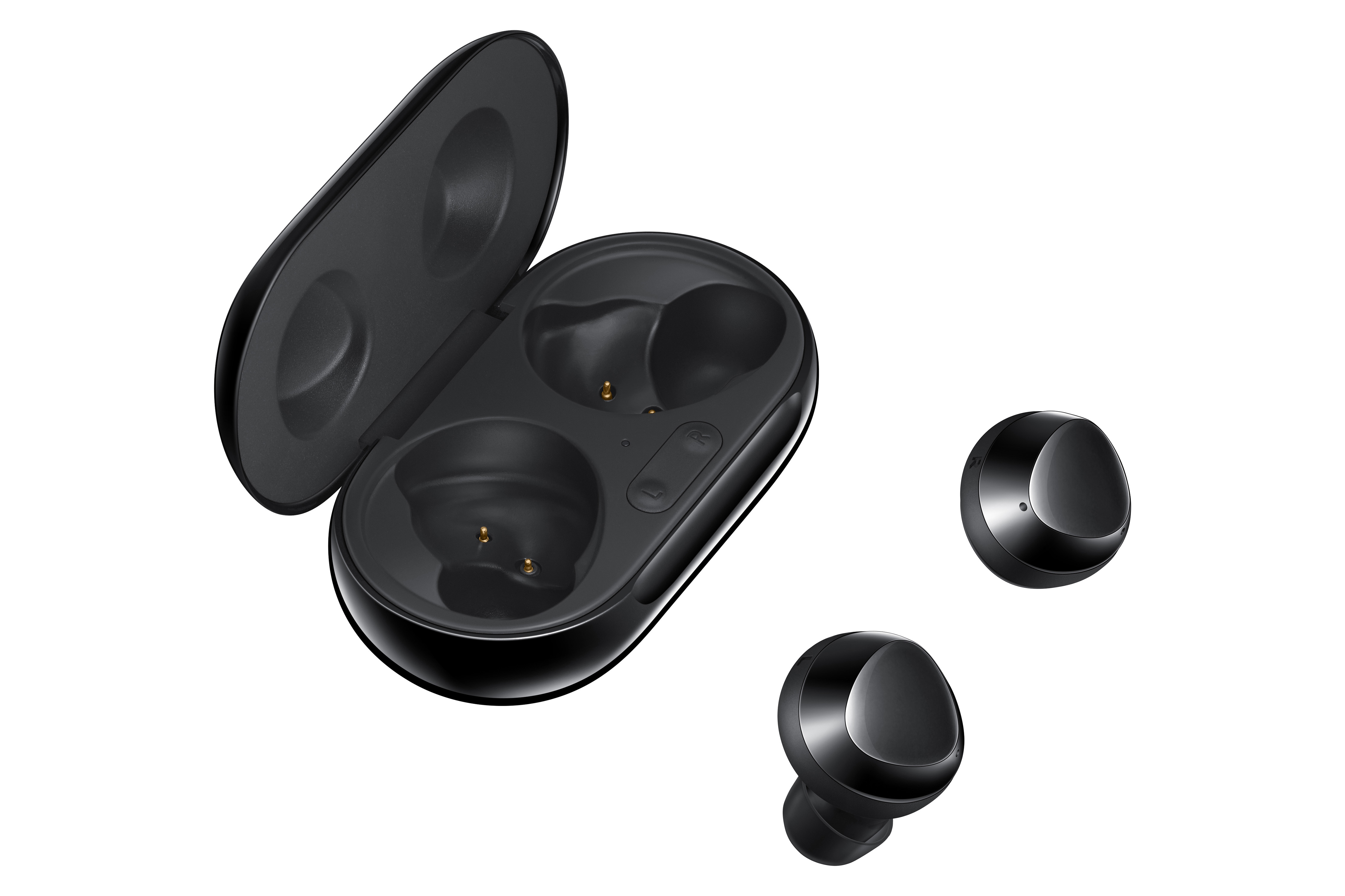 samsung galaxy buds plus 2 product photography  black