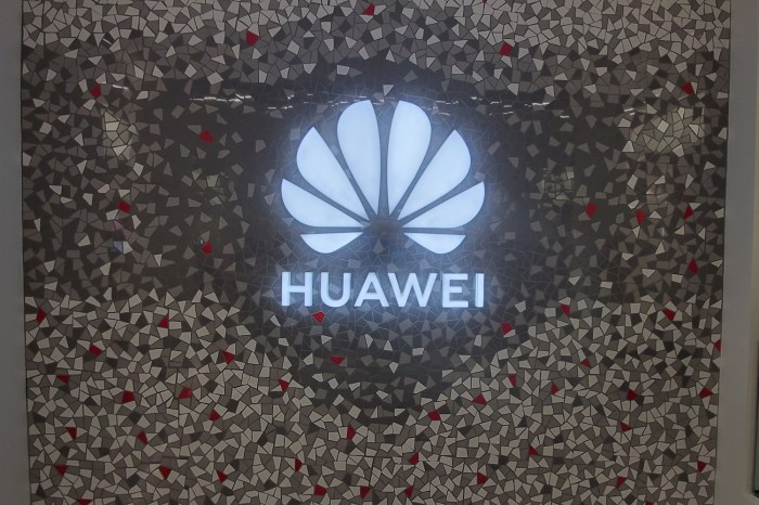 logo de Huawein en Barcelona