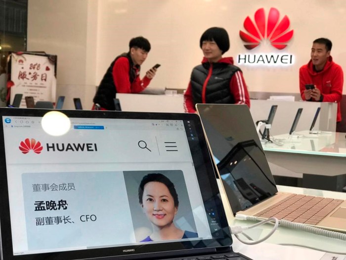 LA CFO de Huawei Wanzhou Meng