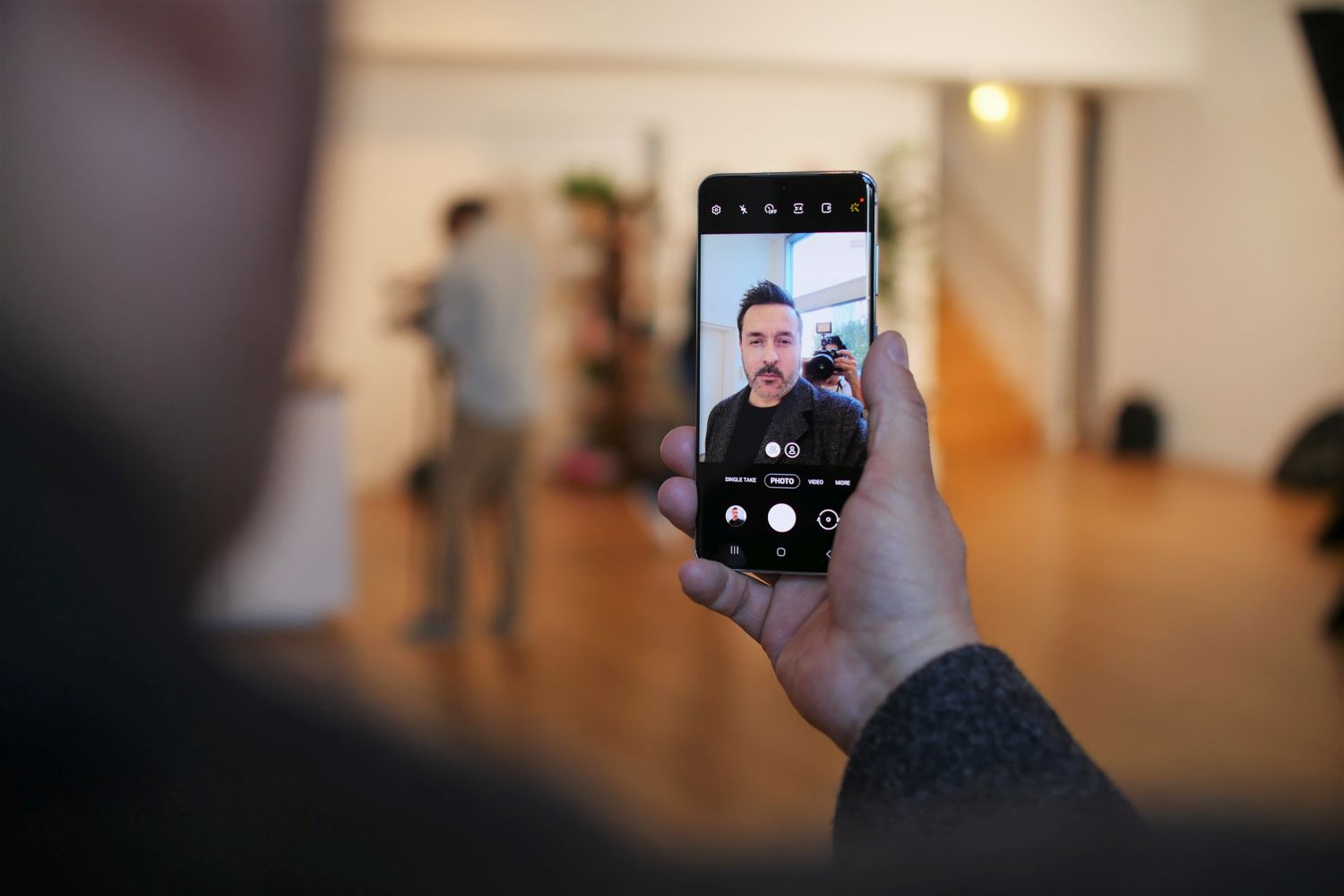 cámara frontal del Galaxy S20