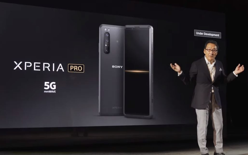 Xperia Pro 5G, en la presentación del presidente de Sony Mobile, Mitsuya Kishida