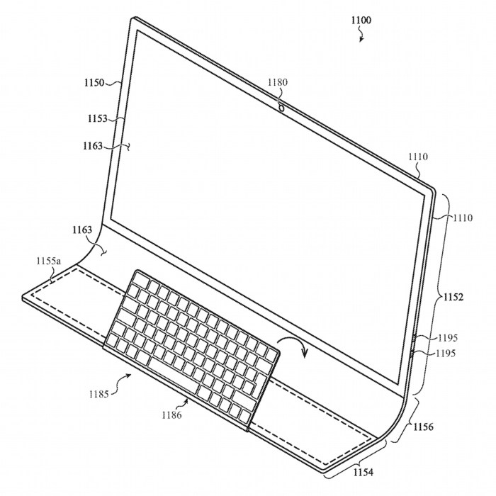 Apple patenta una iMac que integra monitor y teclado