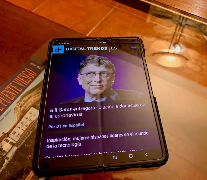 Galaxy Fold abierto