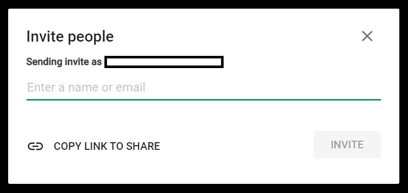 Pantalla para agregar mas invitados