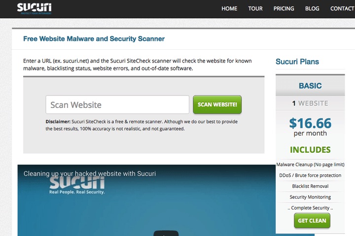 Security Scanner es una de las opciones para aprender a cómo saber si has sido hackeado