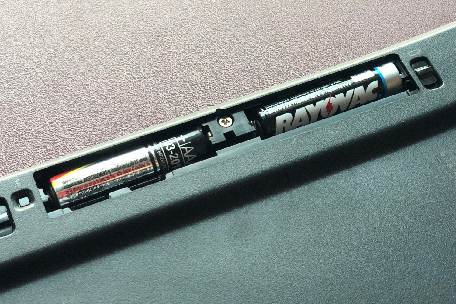 Batterias de un teclado inalambrico