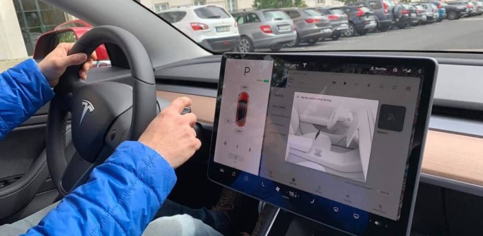 Frenado automático emergencia Tesla