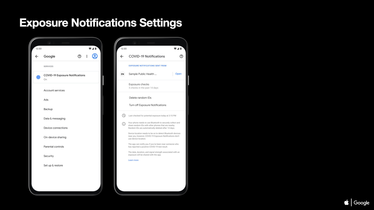 apple google notificaciones seguimiento coronavirus 04 covid 19 exposure notifications settings android