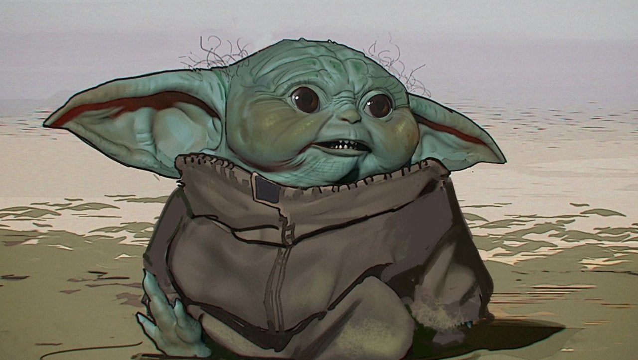 Un diseño conceptual del Baby Yoda