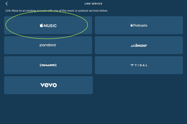 como conectar alexa a apple music