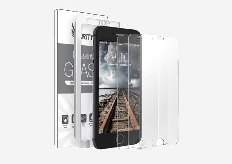 amFilm Protector de pantalla para iPhone XR, pantalla Apple iPhone XR con  bandeja de fácil instalación, vidrio templado, paquete de 3