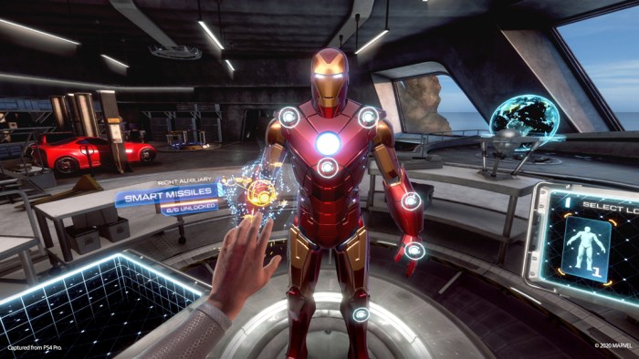 Una escena de Marvel’s Iron Man VR