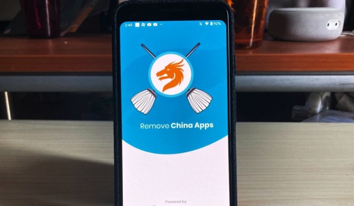 app borrar aplicaciones chinas remove china apps