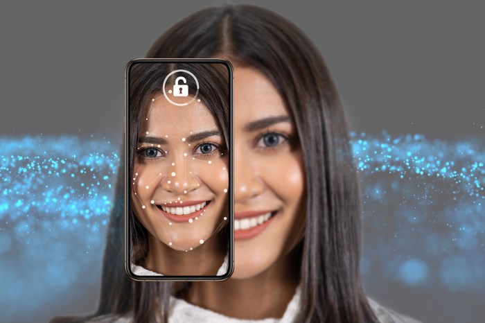 como utilizar el face id apple iphone asian woman detection and recognition by smart mobile phone for unlock over the technol