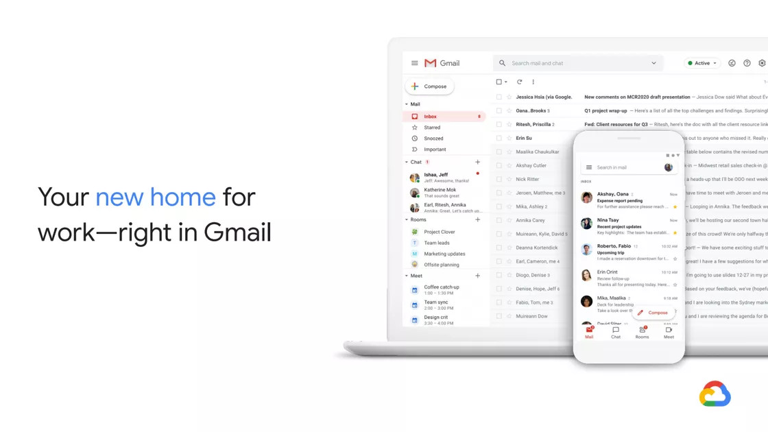 rediseno gmail meet chat documentos redise  o