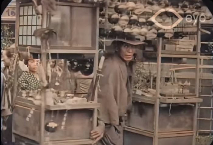 Captura de pantalla de video de Tokio de 1913