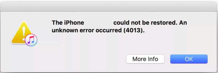 Error iPhone