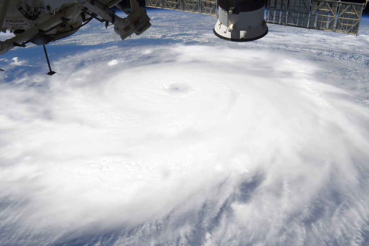 Huracán Laura es fotografiado desde la Estación Espacial