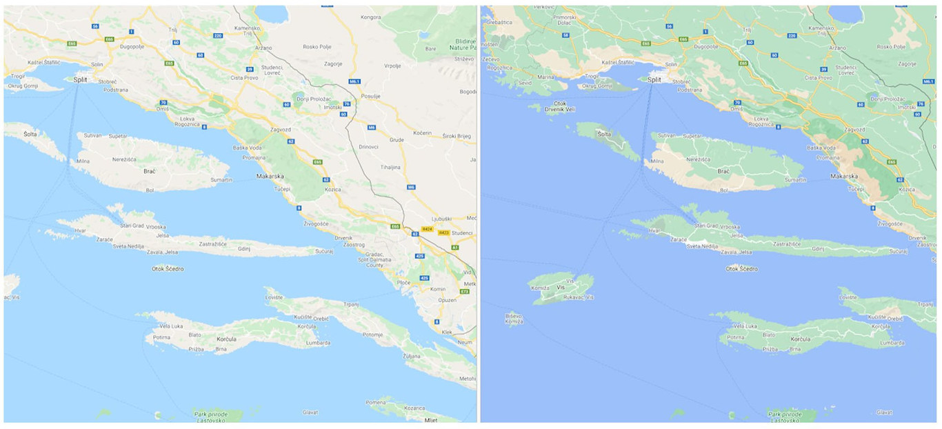 google maps actualizacion colores detalles 1