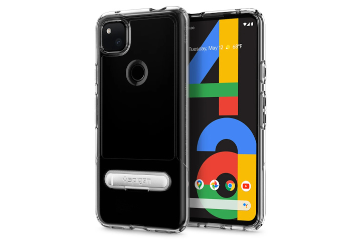 Fundas Google Pixel 4a: modelo Spigen Slim Armor Essential S de color negro