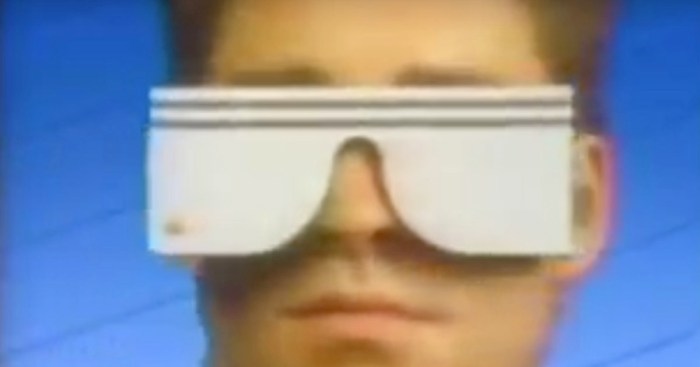 Gafas de Apple imaginadas para 1997.