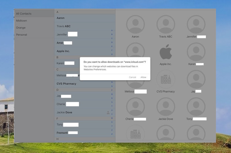 Cómo transferir contactos desde iPhone a Android con iCloud 4