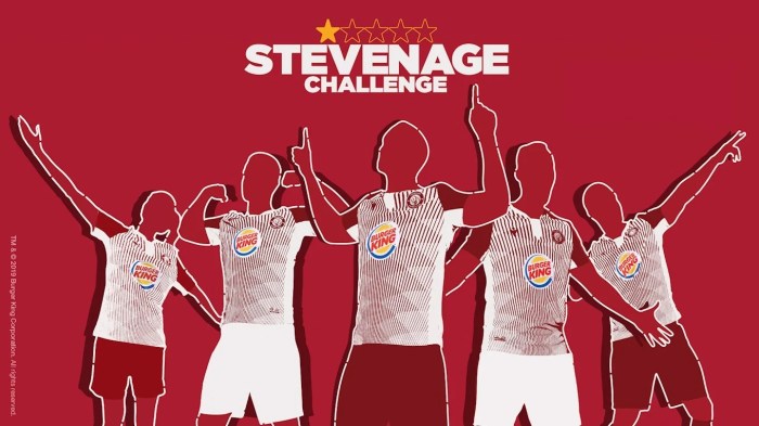 stevanage FC Burger King