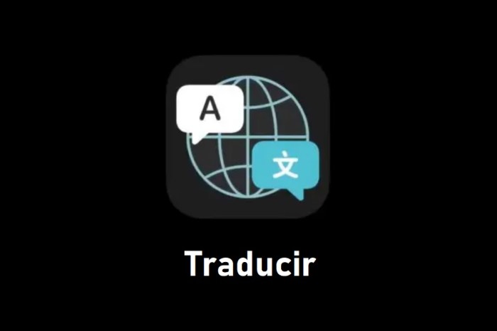 Logo de app Traducir en iOS14