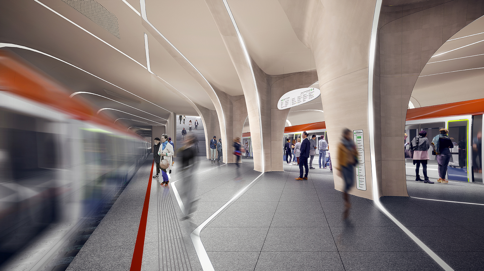 moscu estacion metro futuro zha moscow station platformlevel lowres 2