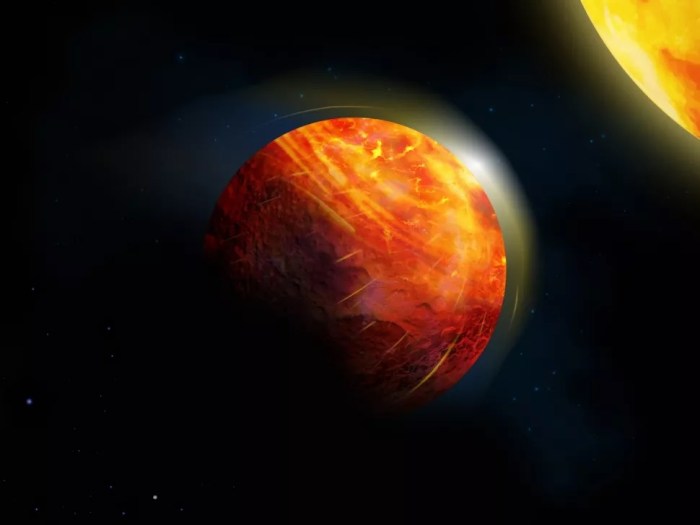 Representación gráfica del exoplaneta K2-141b