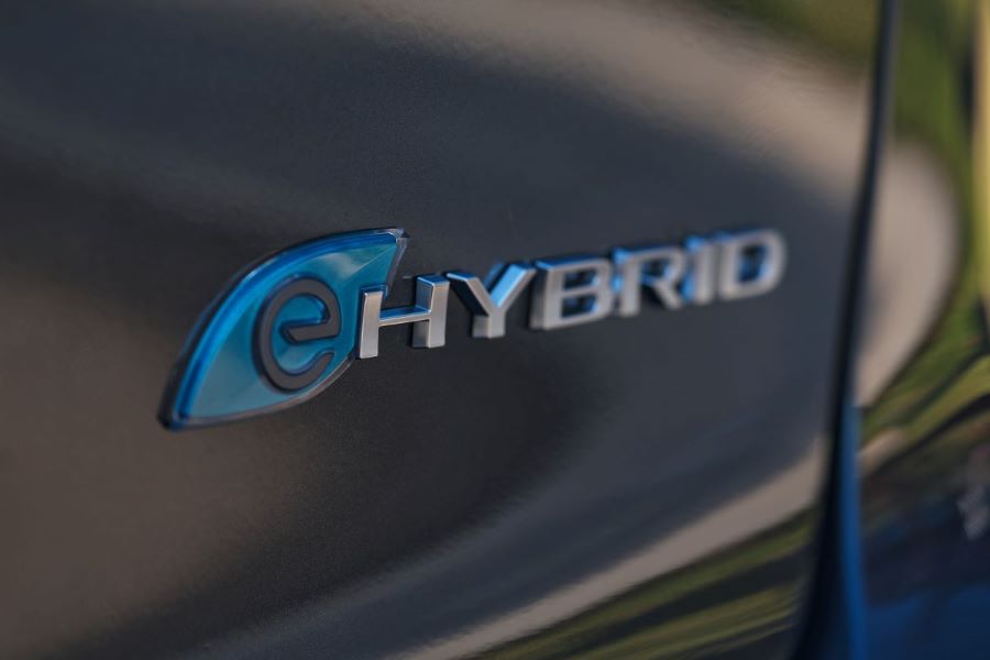 Logotipo de eHybrid de Nueva Chrysler Pacifica 2021