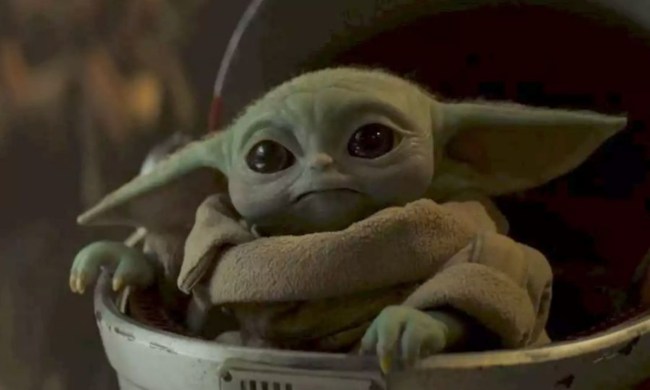 Baby Yoda dashboard en Star Wars: Squadrons
