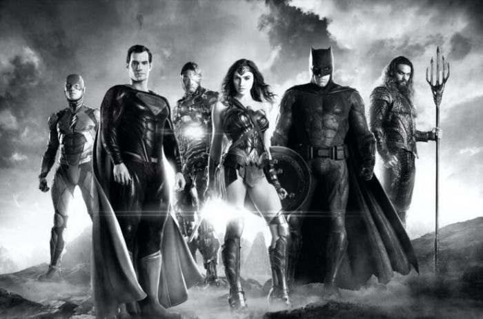 La imagen muestra a los protagonistas de Justice League.