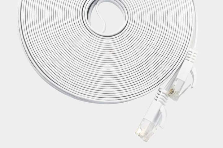 Rollo de cable de red flat para aprender cómo cómo elegir el mejor cable de Ethernet