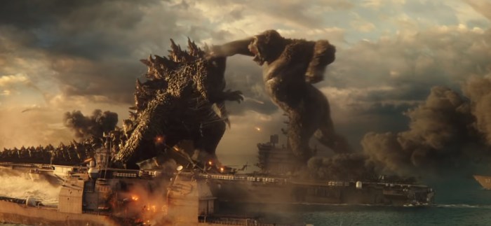 Escena de Godzilla vs. Kong