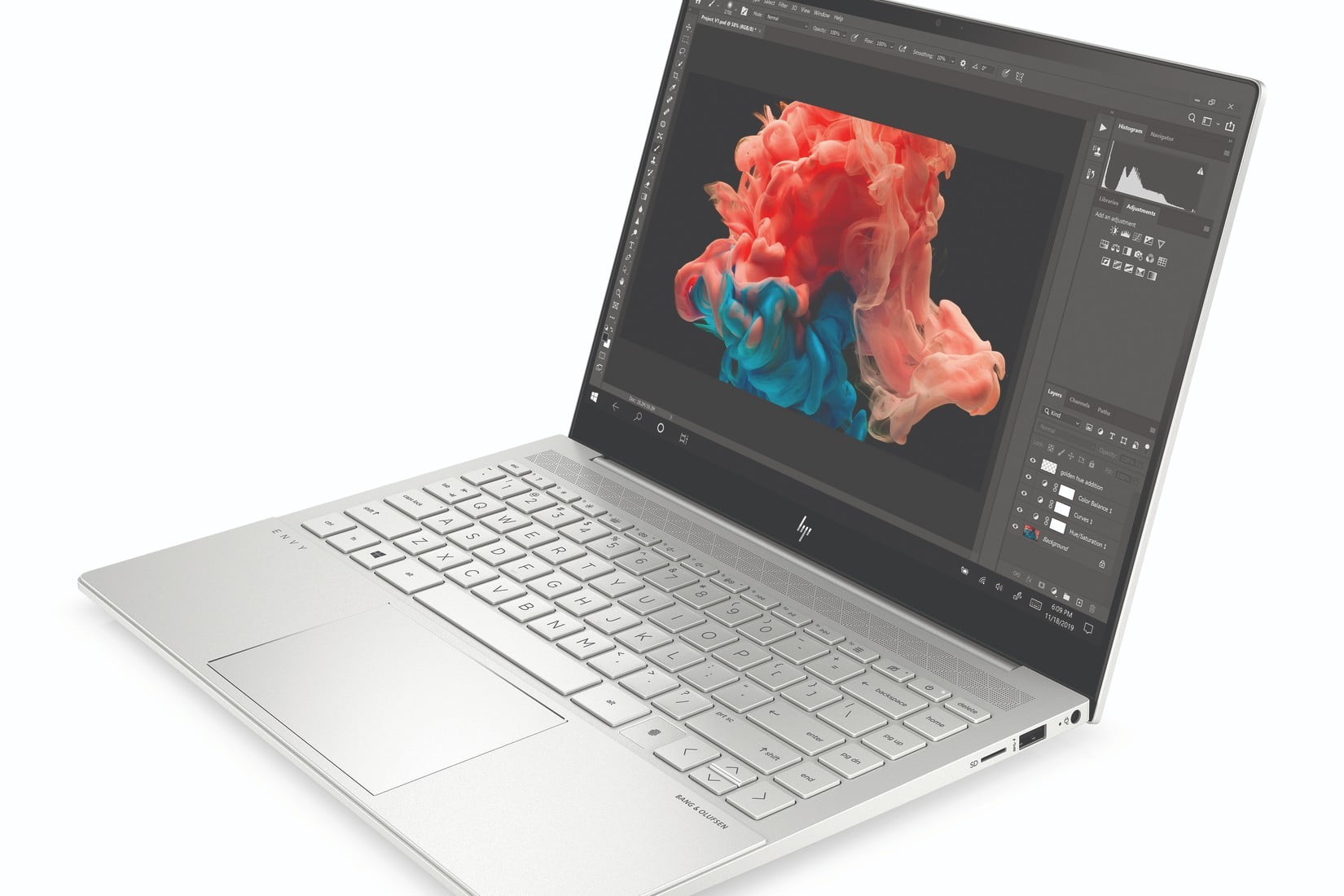 La laptop HP Envy de 14 pulgadas es una de las novedades que presentará el fabricante en la CES 2021
