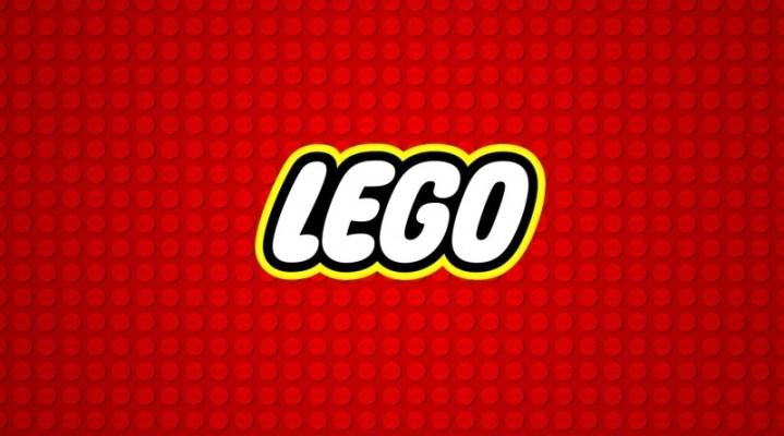 La imagen muestra el logo de la compañía LEGO.