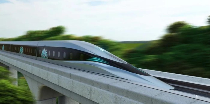 Prototipo de tren de alta velocidad chino