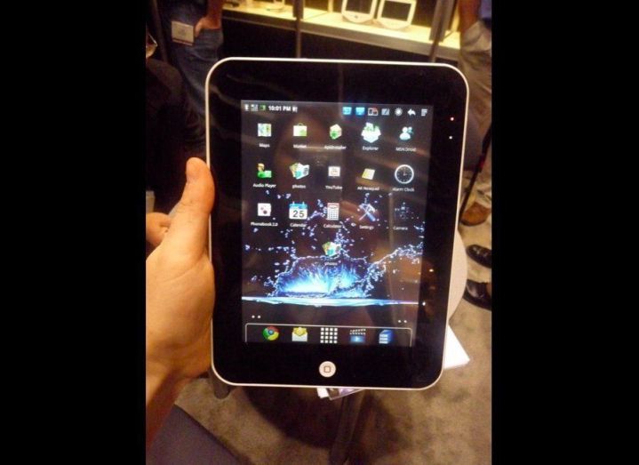 At CES 2011 the company presented a pirated iPad