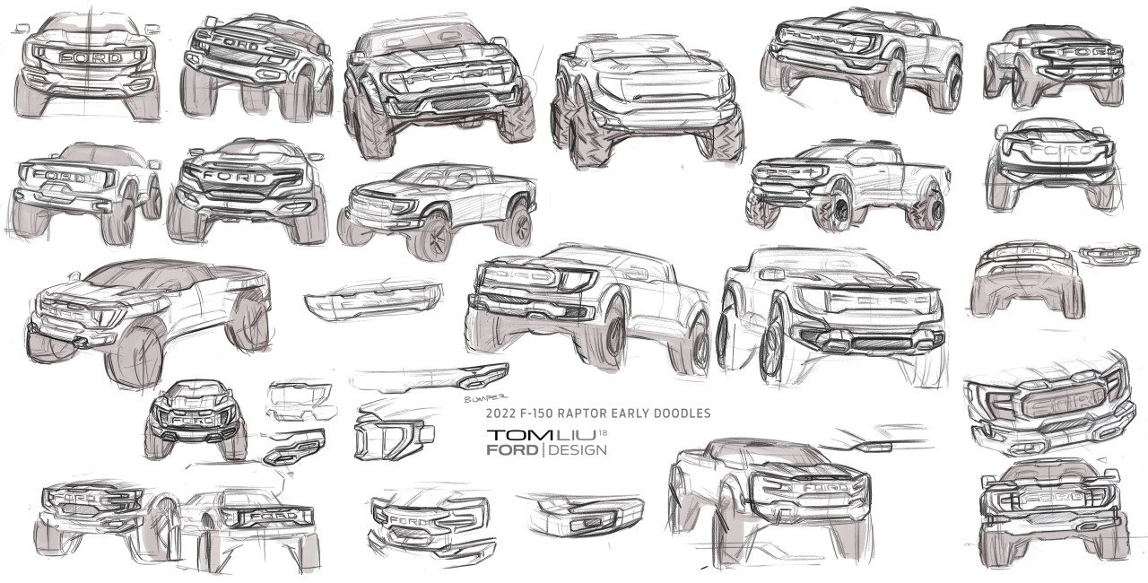 sketch 2021 Ford Raptor
