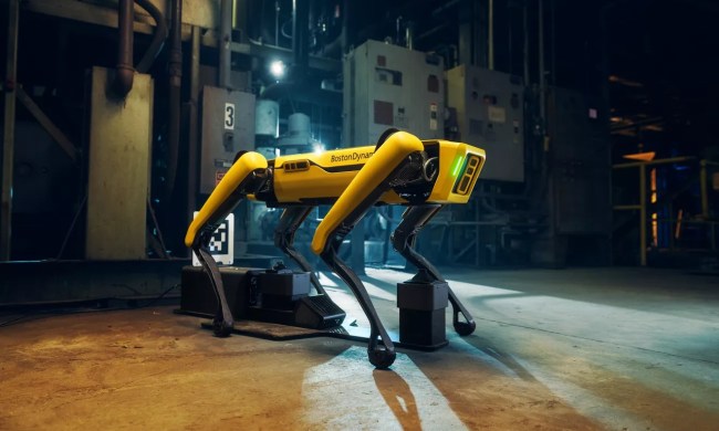 La imagen muestra la nueva versión de Spot, de Boston Dynamics.