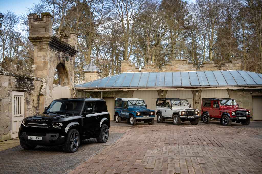 Land Rover Defender V8 2022 generations